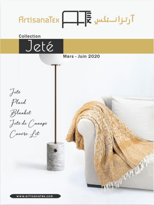 jeté plaid blanket catalog 03/2020 artisanatex